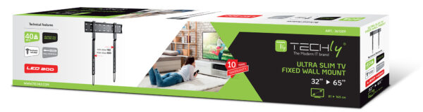 Supporto fisso da Muro Ultra-Slim per TV LED/LCD 32-65'' - immagine 2
