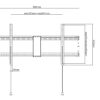 Staffa a Muro Fissa TV LED LCD 43-90'' - immagine 3