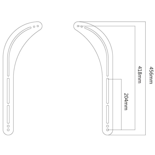 Supporto per Soundbar Sopra o Sotto TV 32-70'' - immagine 2