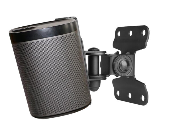 Supporto da Muro Regolabile per Diffusore Sonos Play 1 nero - immagine 2
