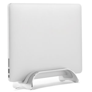 Supporto Notebook Verticale per MacBook 11''-15'' in Alluminio con 3 inserti di regolazione intercambiabili