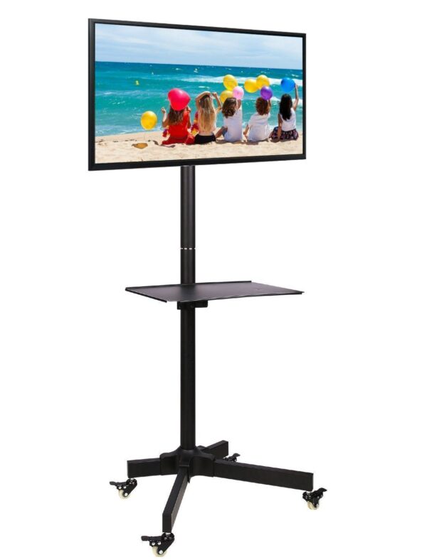 Supporto a Pavimento con Mensola Trolley TV LCD/LED/Plasma 19''-37'' - immagine 7