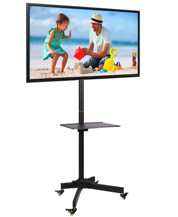 Supporto a Pavimento con Mensola Trolley TV LCD/LED/Plasma 23''-55'' - immagine 6