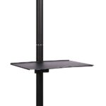 Supporto a Pavimento con Mensola Trolley TV LCD/LED/Plasma 23''-55''
