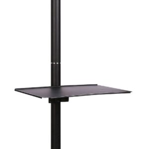 Supporto a Pavimento con Mensola Trolley TV LCD/LED/Plasma 23''-55''