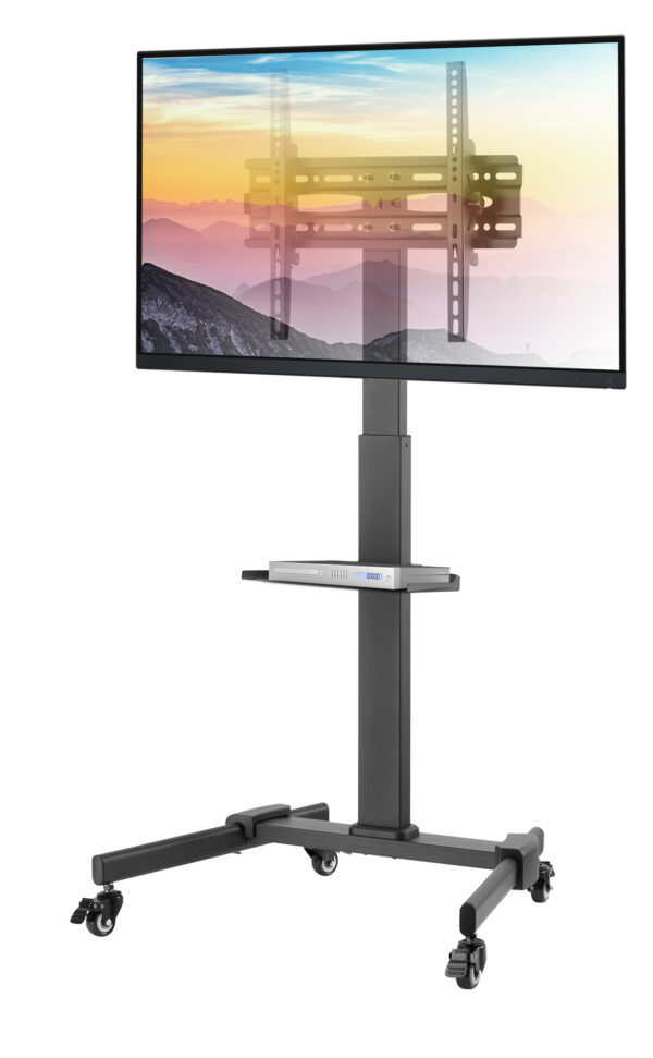 Trolley da Pavimento con Mensola per TV LCD/LED/Plasma 32-55'' - immagine 3
