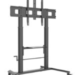 Supporto a Pavimento per TV con Altezza Regolabile per TV da 52'' a 110''