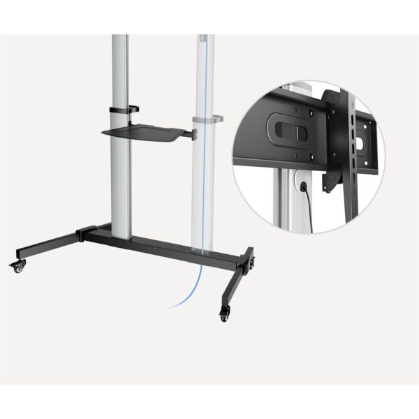 Supporto a Pavimento Trolley TV LCD/LED/Plasma 60-100'' - immagine 7