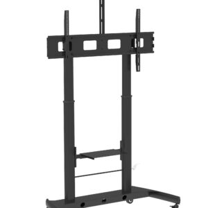 Supporto da Pavimento TV LCD/LED 52-110'' Altezza Regolabile 2 Mensole