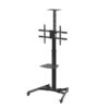 Supporto da Pavimento con Mensola TV/LED/LCD 37''-70'' Nero - immagine 7