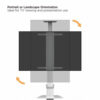 Supporto da Pavimento per TV da 37'' a 70'' Bianco - immagine 10