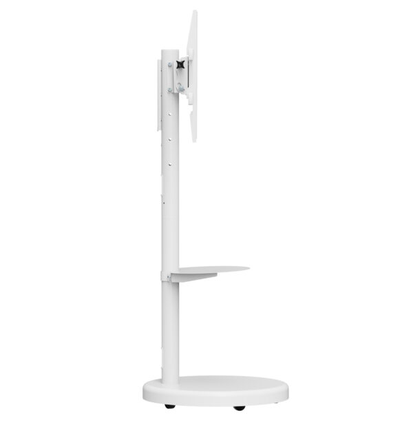 Supporto a Pavimento con Mensola Trolley TV LCD/LED/Plasma 37-86'' Bianco - immagine 6