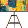 Supporto a Pavimento Cavalletto Tripod per TV LCD/LED/Plasma 32-65'' con Mensola