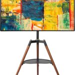 Supporto a Pavimento Cavalletto Tripod per TV LCD/LED/Plasma 32-65'' con Mensola