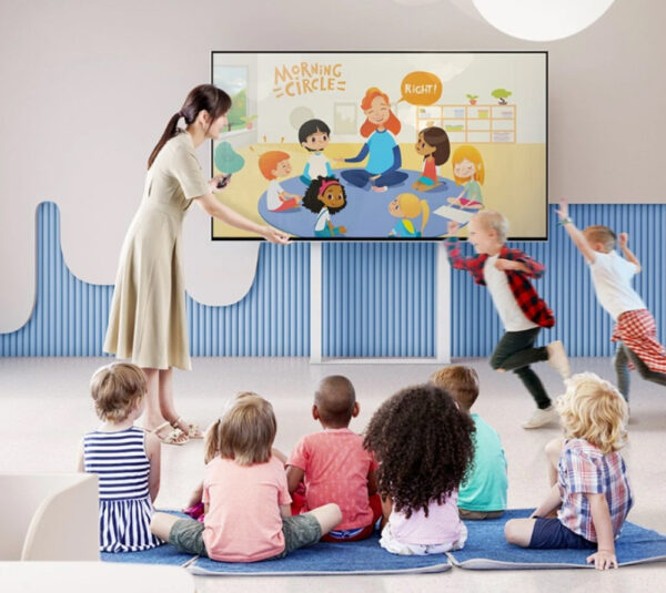 Supporto TV Motorizzato da Parete con Altezza Regolabile per TV da 55-100'' con Telecomando - immagine 3
