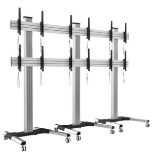 Supporto a Pavimento per 6 TV LCD/LED 22-55'' per Video Wall