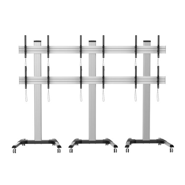 Supporto a Pavimento per 6 TV LCD/LED 22-55'' per Video Wall - immagine 5