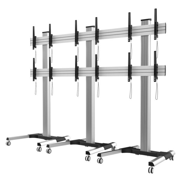 Supporto a Pavimento per 6 TV LCD/LED 22-55'' per Video Wall - immagine 9