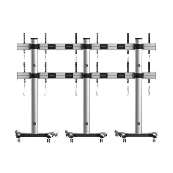 Supporto a Pavimento per 6 TV LCD/LED 22-55'' per Video Wall - immagine 7