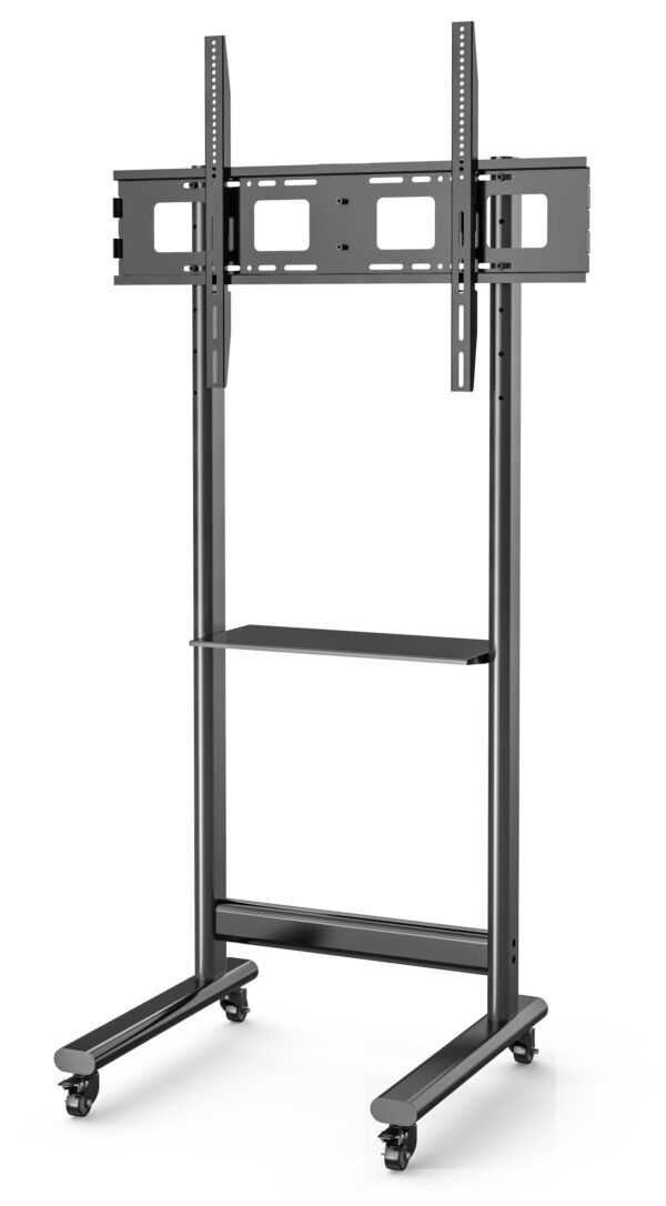 Supporto da Pavimento TV LCD/LED 50-90'' Altezza Regolabile con Mensola - immagine 4