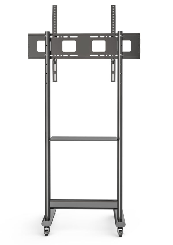 Supporto da Pavimento TV LCD/LED 50-90'' Altezza Regolabile con Mensola - immagine 6