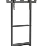 Supporto da Pavimento TV LCD/LED 50-90'' Altezza Regolabile con Mensola