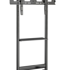 Supporto da Pavimento TV LCD/LED 50-90'' Altezza Regolabile con Mensola