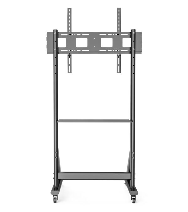 Supporto da Pavimento TV LCD/LED 55-100'' Altezza Regolabile con Mensola - immagine 4