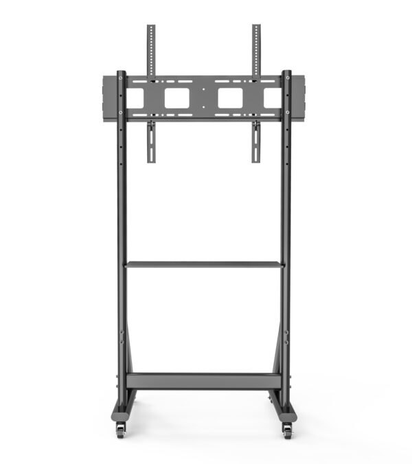Supporto da Pavimento TV LCD/LED 55-100'' Altezza Regolabile con Mensola - immagine 7