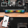 2 in 1 Gaming Sound System Soundbar e Speakers Bluetooth v5.0 Illuminazione RGB - immagine 3