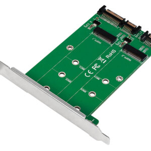 Adattatore 2x SATA SSU a 2x M.2 SATA