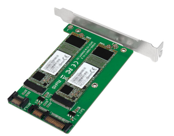 Adattatore 2x SATA SSU a 2x M.2 SATA - immagine 3