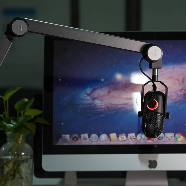 Supporto per Microfono Braccio USB Nero - immagine 2