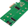 Doppio Adattatore PCIe M.2 per SSD SATA e PCIe SATA - immagine 2