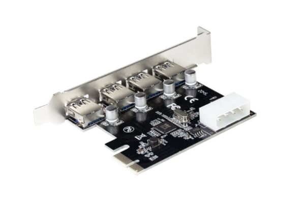Scheda PCI Express a 4 porte USB 3.0 tipo A Femmina - immagine 4