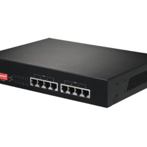 Switch Fast Ethernet 8 Porte a Lungo Raggio con 8 porte PoE+ e DIP Switch, ES-1008P V2
