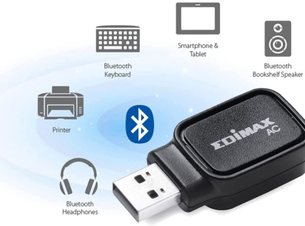 Adattatore USB AC600 Dual-Band Wi-Fi e Bluetooth 4.0, EW-7611UCB - immagine 2