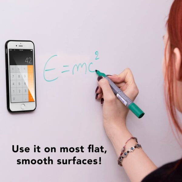 Supporto Smartphone Universale Adesivo Grip Phone con Stand Nero - immagine 3