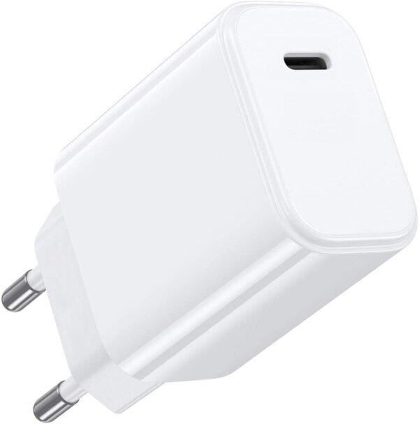 Caricabatterie USB-C™ 25W Ricarica Rapida Bianco - immagine 3