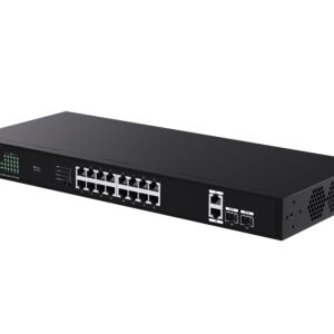 Switch Ethernet 18GE+2SFP non gestito con PoE 16 Porte, G1120P-16-250W