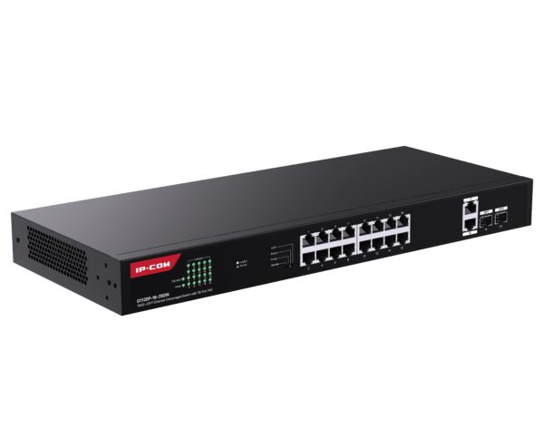 Switch Ethernet 18GE+2SFP non gestito con PoE 16 Porte, G1120P-16-250W - immagine 2