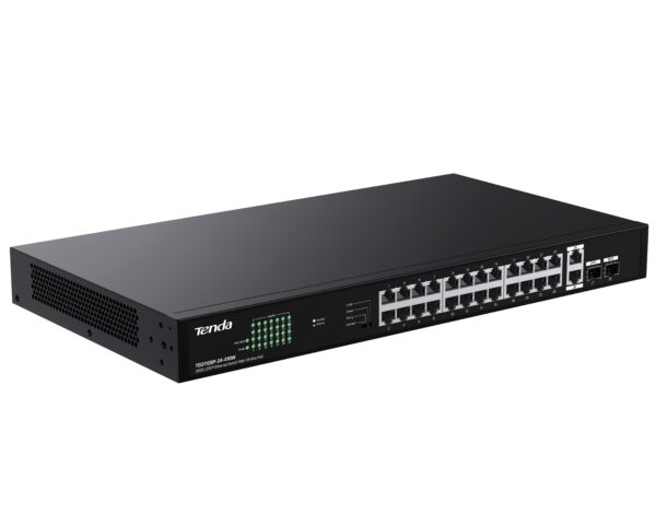 Switch Ethernet 26GE+2SFP con PoE a 24 porte, TEG1128P-24-410W - immagine 5