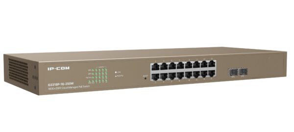 Switch PoE Cloud Managed 16GE+2SFP, G3318P-16-250W - immagine 2