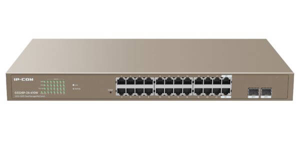 Switch PoE Cloud Managed 24GE+2SFP, G3326P-24-410W - immagine 3