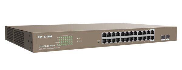 Switch PoE Cloud Managed 24GE+2SFP, G3326P-24-410W - immagine 2