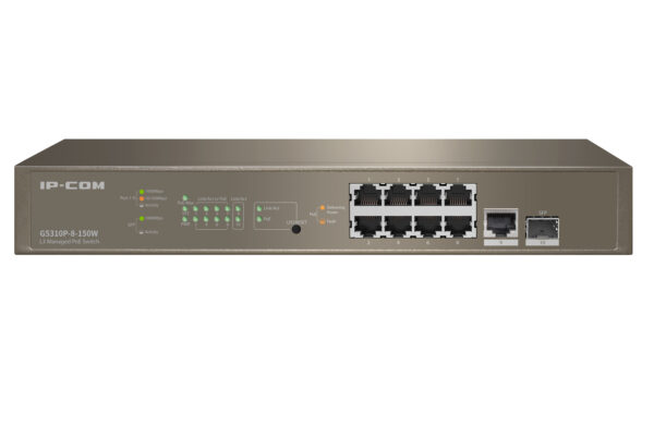 Switch Managed Ethernet Layer 3 Cloud PoE 9p Gigabit 1 SFP 130W - immagine 2