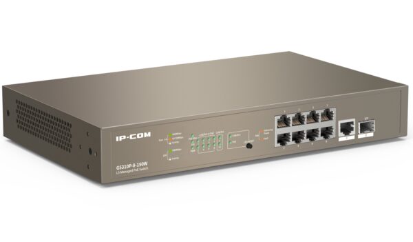 Switch Managed Ethernet Layer 3 Cloud PoE 9p Gigabit 1 SFP 130W - immagine 3
