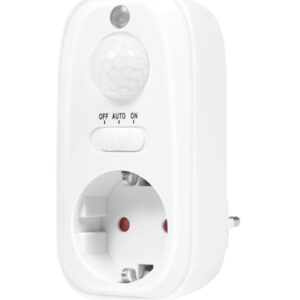 Adattatore Presa con Rilevatore di Movimento PIR 1x CEE 7/3 IP20