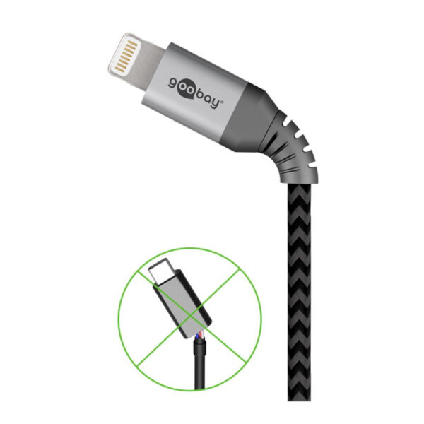 Cavo Apple Lightning 8 Pin a USB tipo A 2m Grigio - immagine 3