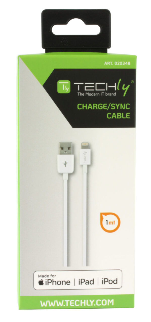 Cavo da Lightning a USB 1m Bianco - immagine 2